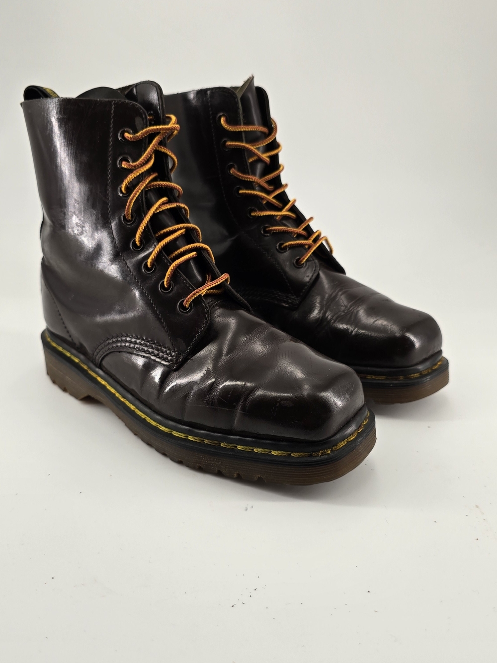 1980s Dr. Martens Vintage Square Toed Boots